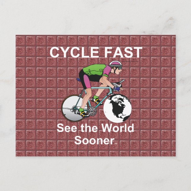 Carte Postale TOP Cycle Fast (Devant)