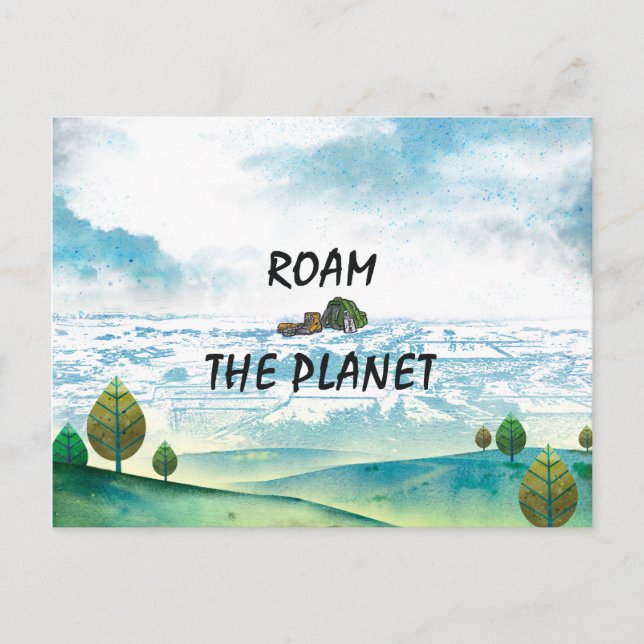 Carte Postale TOP Roam the Planet (Devant)