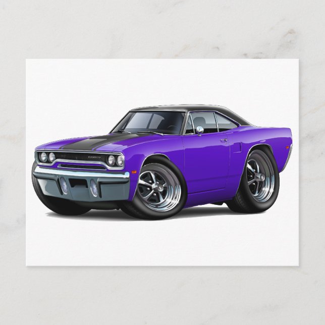 Carte Postale Top violet-noir 1970 (Devant)