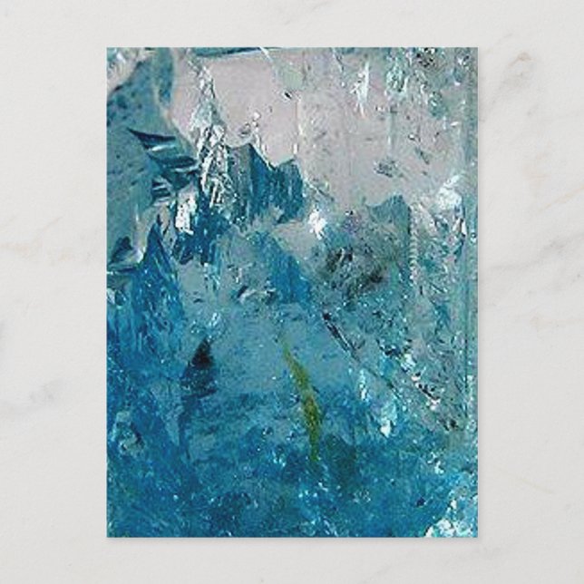 Carte Postale Topaz bleu (Devant)