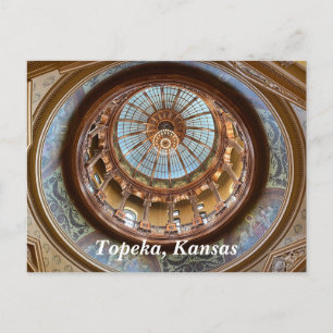 Carte Postale Topeka State Capitol dome