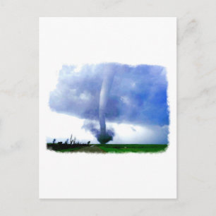 Carte Postale Tornade bleue