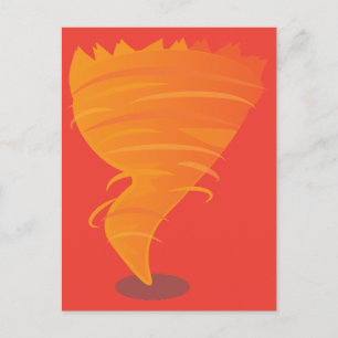 Carte Postale Tornade de feu