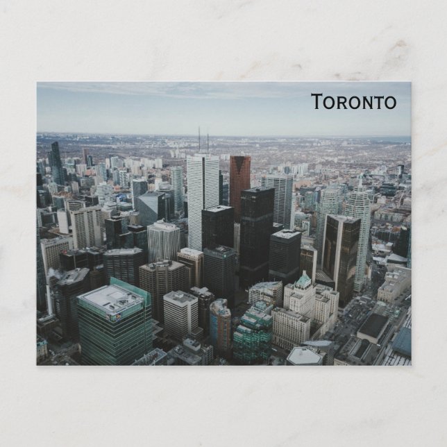 Carte Postale Toronto Canada City Skyline (Devant)