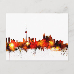 Carte Postale Toronto Canada Skyline