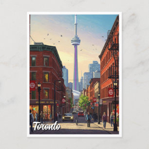 Carte Postale Toronto Canada Travel