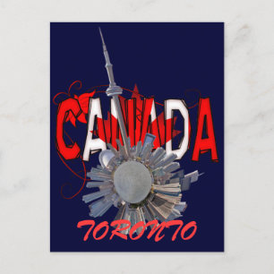 Carte Postale toronto mini planète