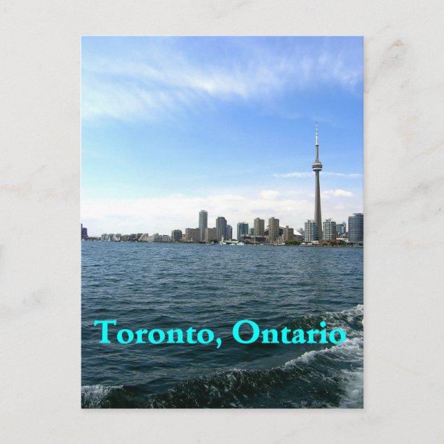 Carte Postale Toronto Sky Line et CN Tower. (Devant)