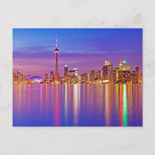 Carte Postale Toronto Skyline à Dusk