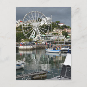 Carte Postale Torquay Ferris Wheel, Devon, Angleterre Postcard