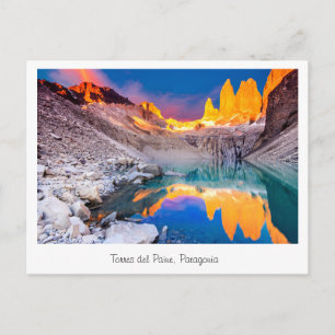 Carte postale, Torres del Paine Patagonia