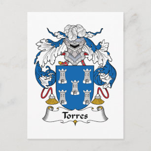 Carte Postale Torres Family Crest