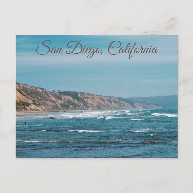 Carte Postale Torrey Pines State Beach - San Diego, Californie (Devant)