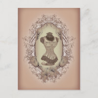 torse à vapeur victorien couronne florale vintage 