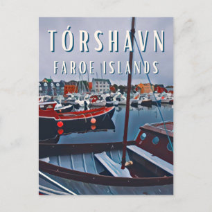 Carte Postale Tórshavn, la ville de l'histoire viking