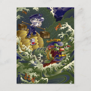 Carte Postale Tortue