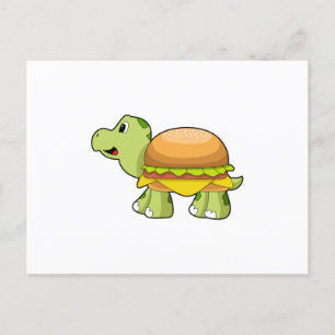 Carte Postale Tortue avec coquille comme Burger.PNG