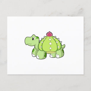 Carte Postale Tortue comme Cactus