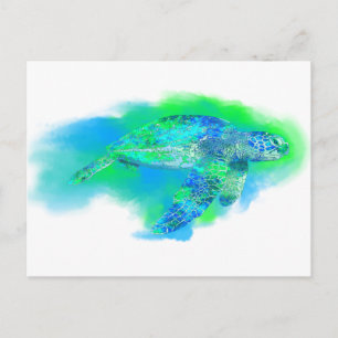 Carte Postale Tortue de mer