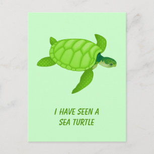 Carte Postale Tortue de mer