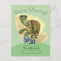 Tortue Fast, mignonne Jogging Turtle Moving Adress