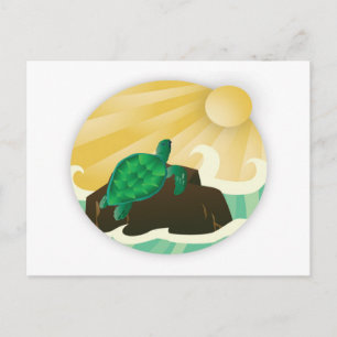Carte Postale Tortue Hawaii de la baie de Hanauma