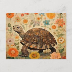 Carte Postale Tortue Hilaire