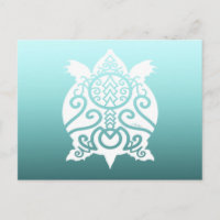 Tortue Snapper Silhouette Blanche