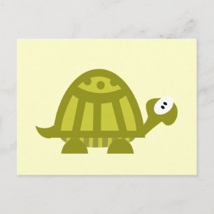 Carte Postale Tortue verte