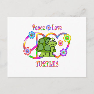 Carte Postale Tortues de paix