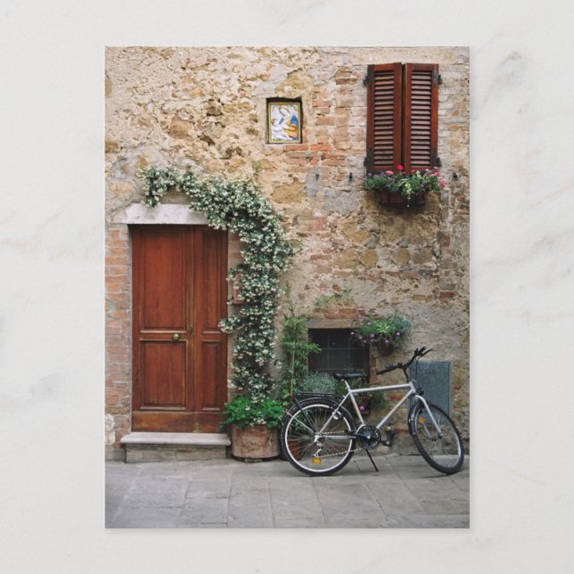 Carte postale toscane de bicyclette (Devant)