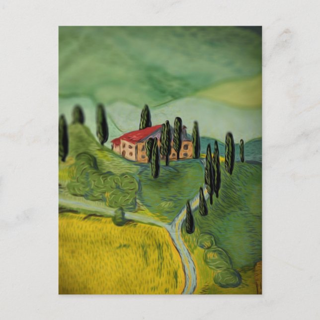 Carte Postale Toscane, Italie (Devant)