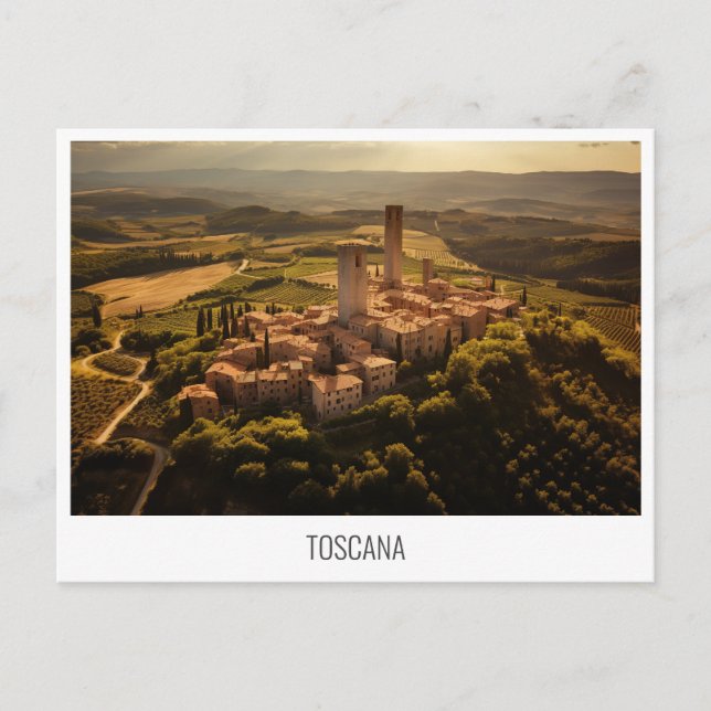 Carte postale Toscane, Italie (Devant)