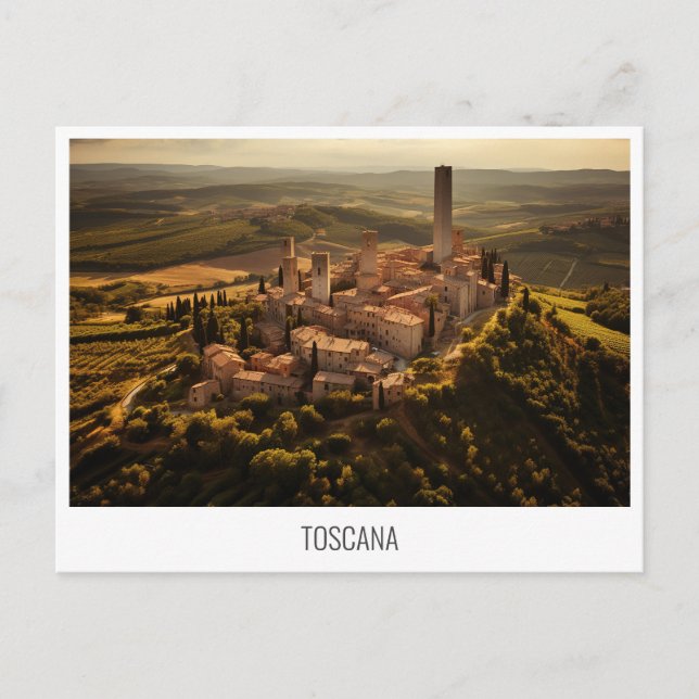 Carte postale Toscane, Italie (Devant)