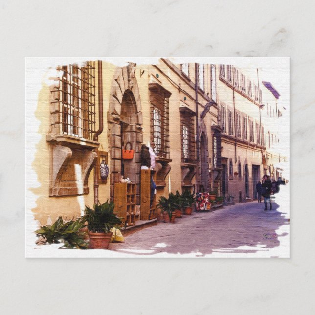 Carte Postale Toscane. Italie. Cortona. (Devant)