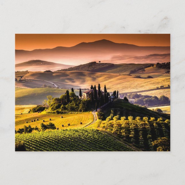 Carte Postale Toscane, Italie photo de paysage (Devant)