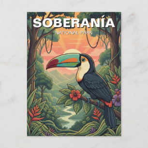 Carte Postale Toucan dans le Parc national de Soberania Panama