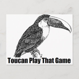 Carte Postale Toucan Joue Ce Jeu