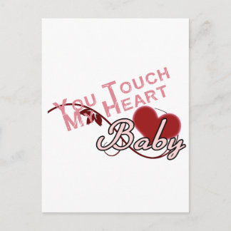 Carte Postale Toucher - manquer un design de chemise