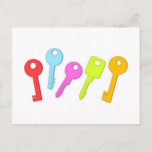 Carte Postale Touches colorées