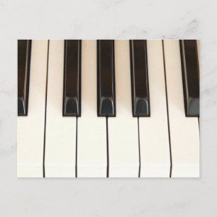 Carte Postale Touches de piano