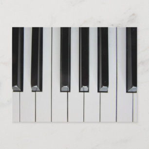 Carte Postale Touches de piano