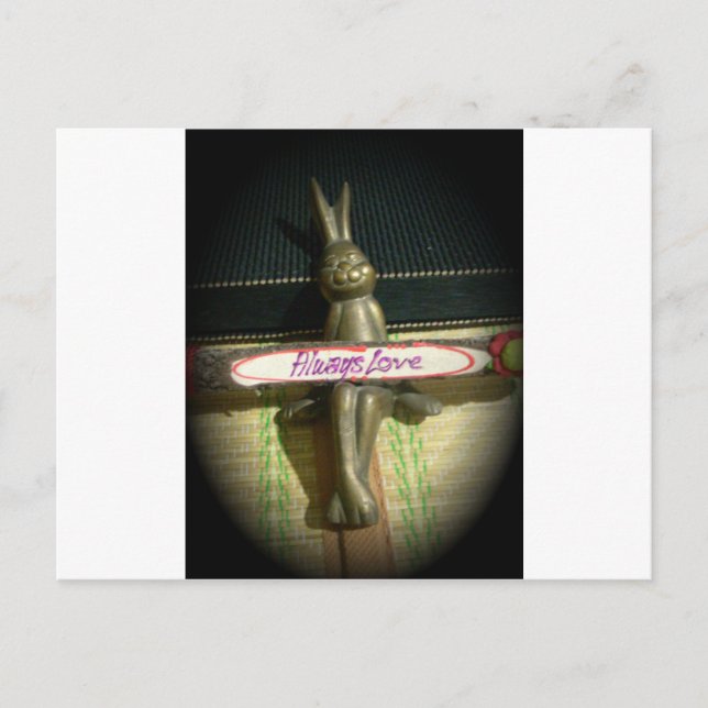 Carte Postale Toujours Aimer Inspirational Rabbit Art Design d'i (Devant)
