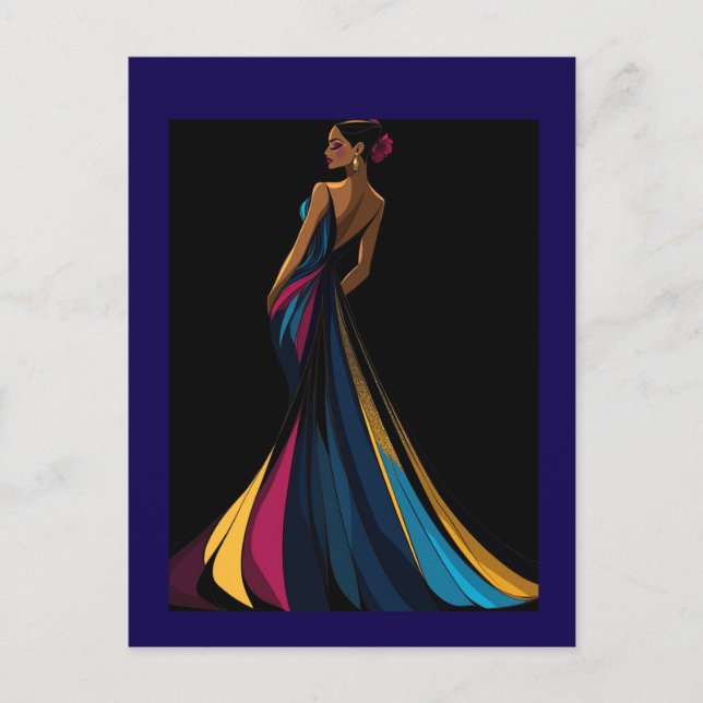 CARTE POSTALE TOUJOURS ÉLÉGANT #6 (Devant)