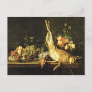 Carte Postale Toujours la vie avec le jeu et les fruits
