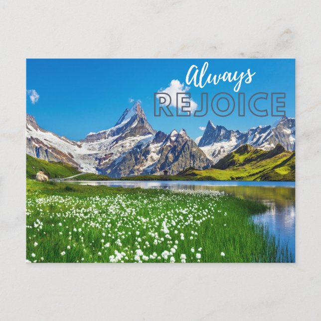 Carte Postale Toujours profiter de la vue pittoresque de la mont (Devant)