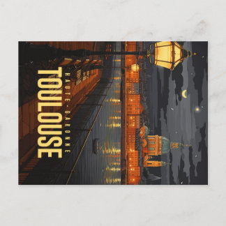 Carte Postale Toulouse de nuit