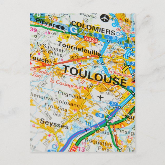 Carte Postale Toulouse, France (Devant)