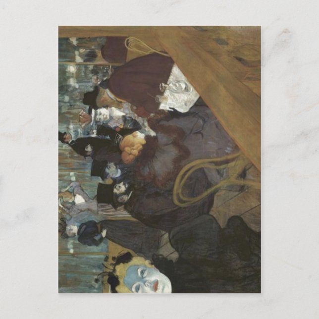 Carte Postale Toulouse-Lautrec, Henri de esky : Na promen? d Mou (Devant)