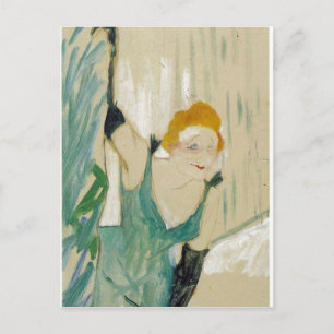 Carte Postale Toulouse-Lautrec, Henri de Yvette Guilbert salut a